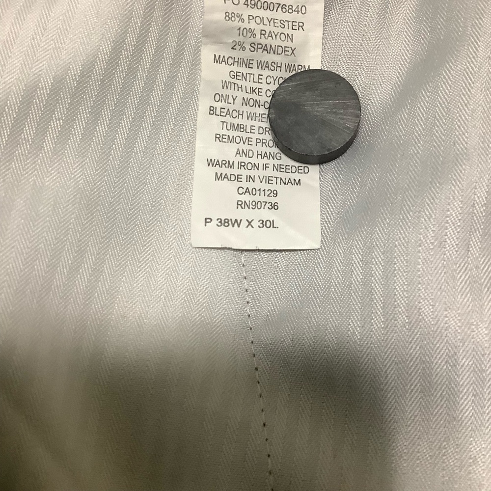 Lauren Ralph Lauren Slacks Sz 38W 30L Taupe - Picture 4 of 9